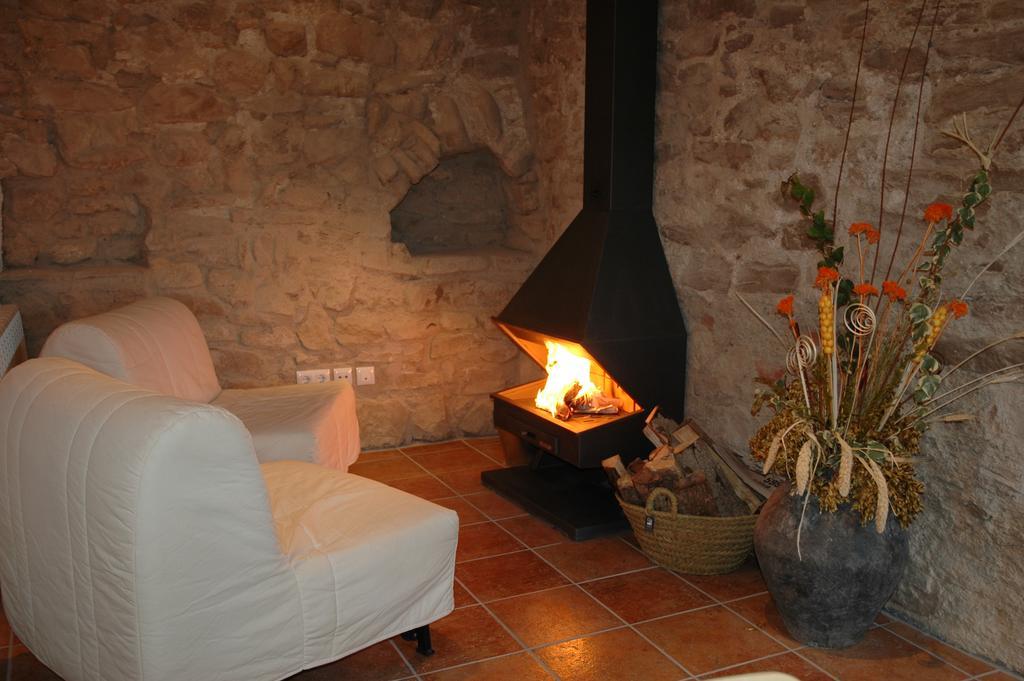 Casa Con Chimenea Y Vista Al Valle - Cal Valeriet Montsonis Εξωτερικό φωτογραφία
